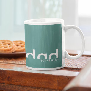 Modern Simple Minimalist Design for Dad Coffee Mug