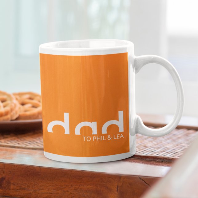 Modern Simple Minimalist Design for Dad Coffee Mug (Creator Uploaded)