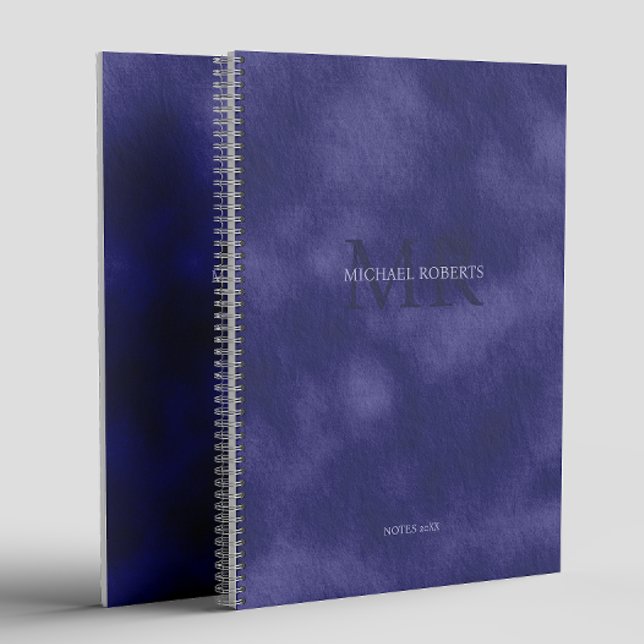 Modern Simple minimalist purple foil Metallic Notebook (Creator Uploaded)