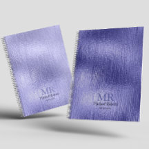 Modern Simple minimalist purple foil Metallic
