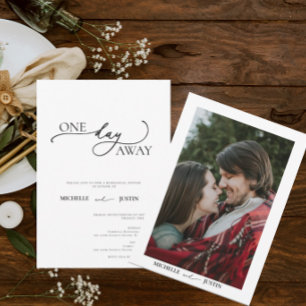  Modern Simple Minimalist Rehearsal Dinner  Invita Invitation