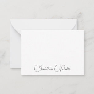 Modern Simple Names Template Typography Script