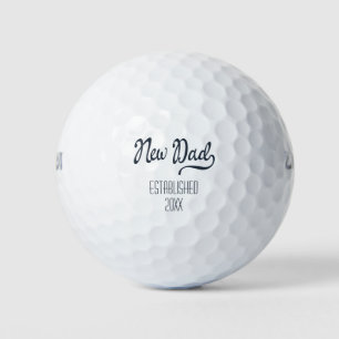 Modern Simple New Dad Golf Balls