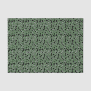 Modern Simple Olive Green Terrazzo Tissue Paper