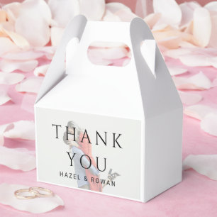Modern Simple Photo Wedding Favour Box