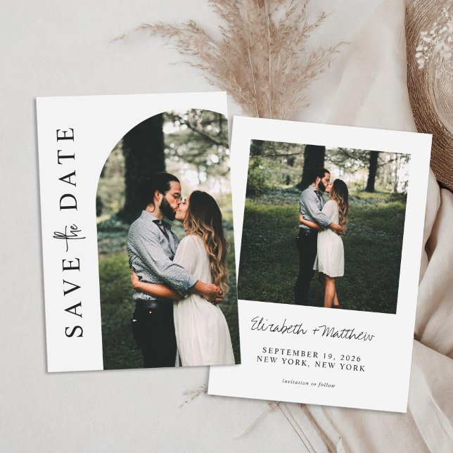 Modern Simple Photo Wedding Save the Date (Creator Uploaded)