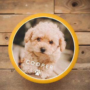 Modern Simple Playful Elegant Chic Paw Pet Photo Magnet
