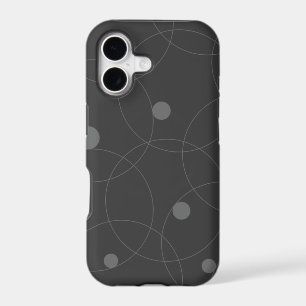 Modern, simple, playful, fun pattern of circles