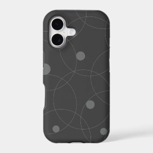 Modern, simple, playful, fun pattern of circles
