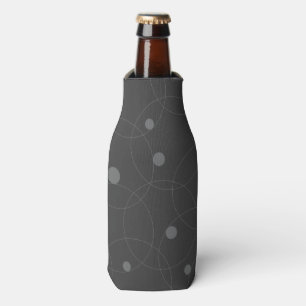Modern, simple, playful, fun pattern of circles bottle cooler