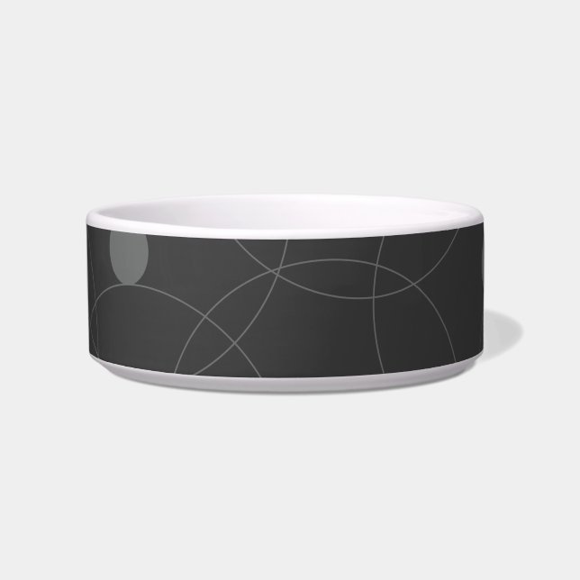 Modern, simple, playful, fun pattern of circles bowl (Front)