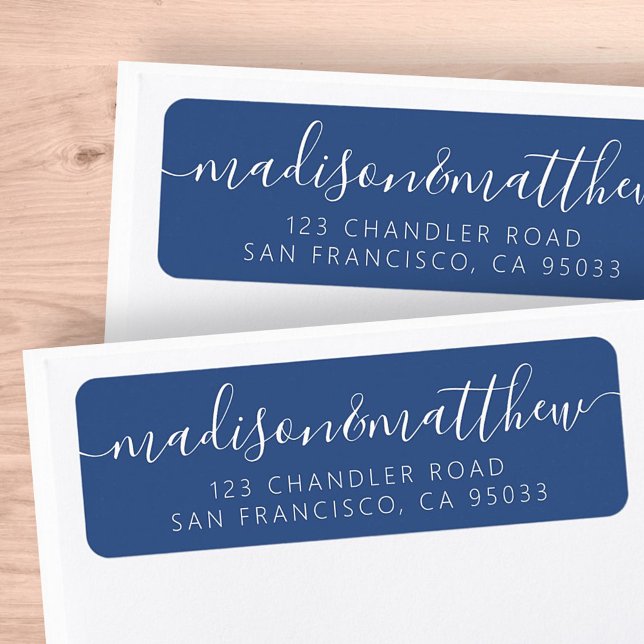 Modern Simple Playful Script Return Address Return Address Label (Creator Uploaded)
