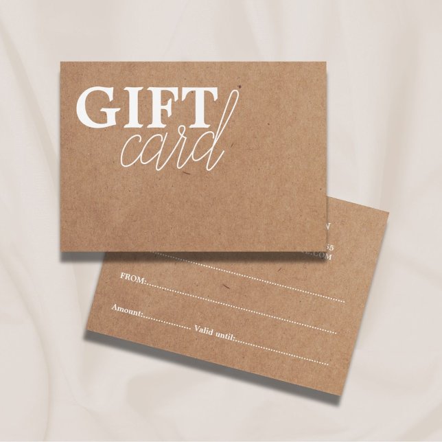 Modern Simple Printed Kraft Beauty (Creator Uploaded)