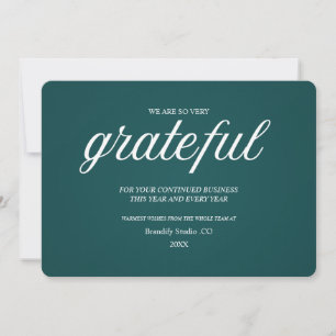Modern simple professional Business Holiday Card