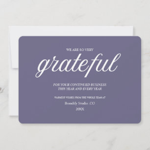 Modern simple professional Business Holiday Card