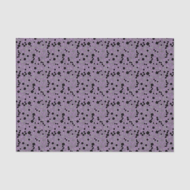 Modern Simple Purple Terrazzo Tissue Paper (Front)