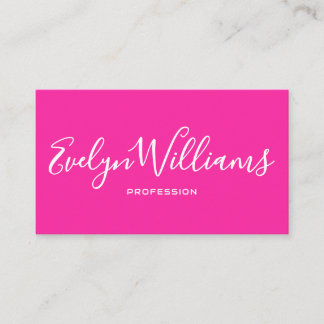 Modern Simple Rose Business Card