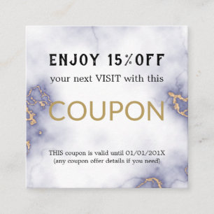 Modern Simple Salon Discount Coupon