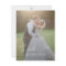 Modern simple script 2 photos wedding thank you