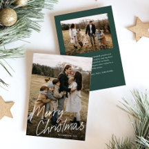 Modern Simple Script Merry Christmas 2 Photo