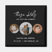 Modern Simple Script Photo Wedding Save The Date