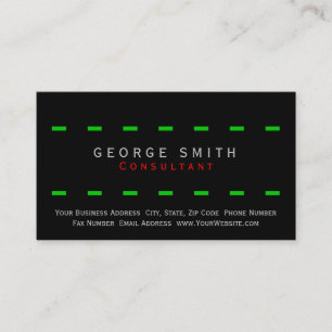 Modern Simple Stylish Consultant Business Card