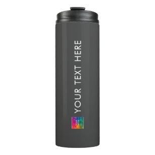 Modern Simple Template Business Logo Promotional Thermal Tumbler