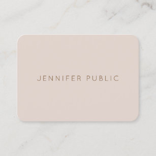Modern Simple Template Elegant Colour Professional Business Card
