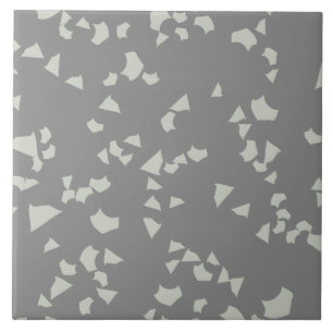 Modern Simple Terrazzo Grey White Ceramic Tile