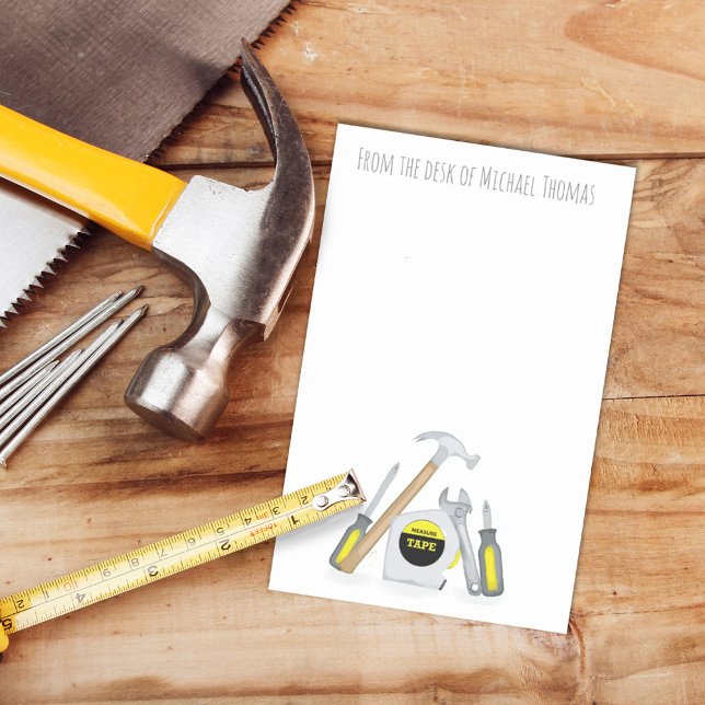 Modern Simple Tools Minimal Whimsical Funny Post-it Notes (Creator Uploaded)