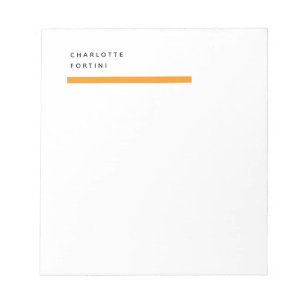 Modern Simple Trendy Minimalist  Notepad