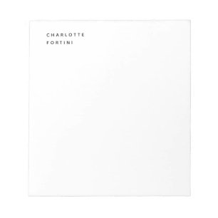 Modern Simple Trendy Minimalist  Notepad