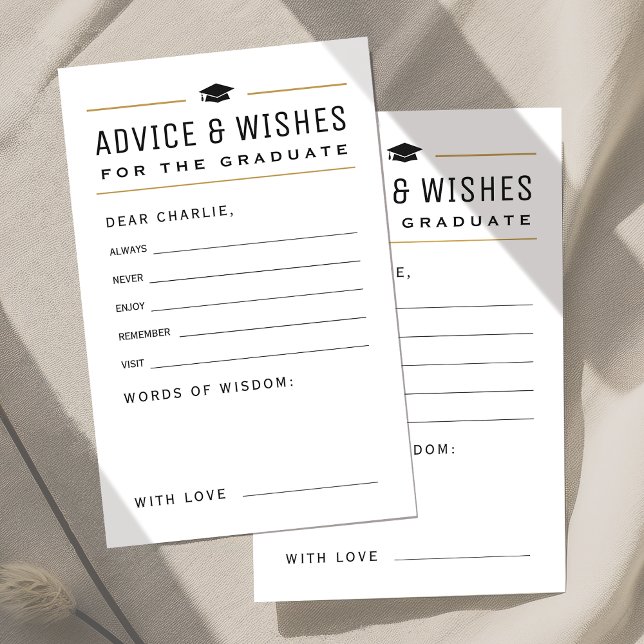 Modern Simple Typography Graduate advice & wishes  (Modern Simple Typography Graduate advice & wishes)