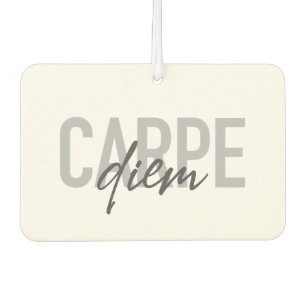 Modern, simple, urban, cool design Carpe Diem Car Air Freshener