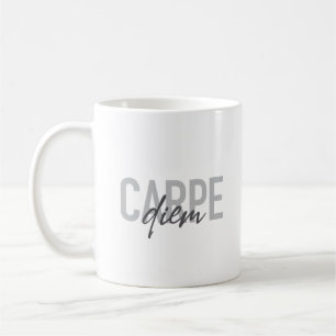 Modern, simple, urban, cool design Carpe Diem Coffee Mug