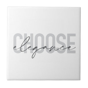 Modern, simple, urban, cool design Choose Elegance Ceramic Tile
