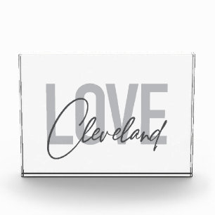Modern, simple, urban, cool design Love Cleveland Photo Block