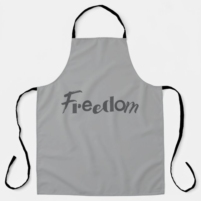 Modern, simple, urban, cool design of Freedom Apron (Front)
