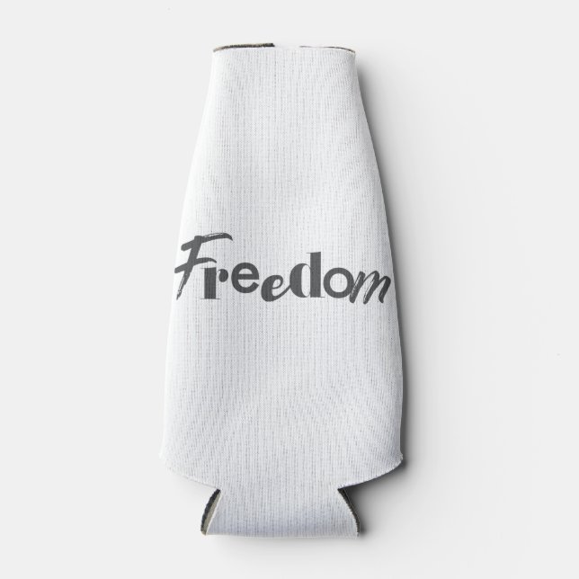 Modern, simple, urban, cool design of Freedom Bottle Cooler (Front)