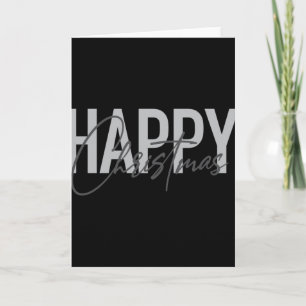 Modern Simple Urban Design Happy Christmas T Shirt Card