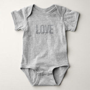 Modern, simple, urban design of Love Los Angeles Baby Bodysuit