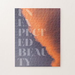 Modern, simple, urban design of Unexpected Beauty Jigsaw Puzzle