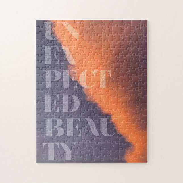 Modern, simple, urban design of Unexpected Beauty Jigsaw Puzzle (Vertical)