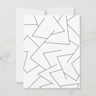 Modern, simple urban, dynamic graphic line pattern card