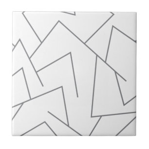 Modern, simple urban, dynamic graphic line pattern ceramic tile
