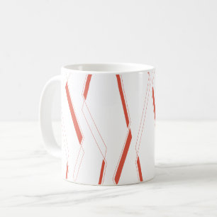 Modern, simple urban plant abstraction graphic art coffee mug