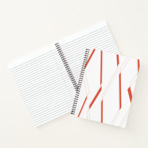 Modern, simple urban plant abstraction graphic art notebook