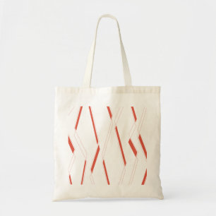 Modern, simple urban plant abstraction graphic art tote bag