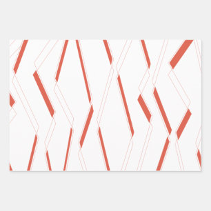 Modern, simple urban plant abstraction graphic art wrapping paper sheet