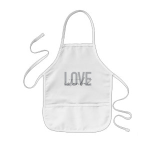 Modern, simple, urban, trendy design Love Istanbul Kids Apron